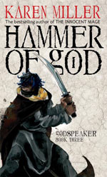 Hammer of God, by Karen Miller, UK paperback