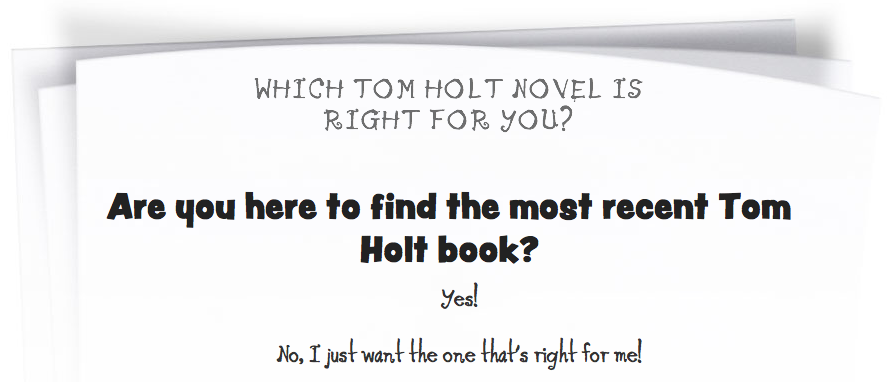 Tom Holt website